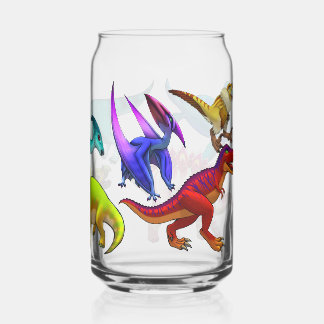 かわいい古代の飲料用グラス ガラス缶
