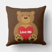 かわいい可愛いクマ クッション (裏面)