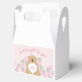 かわいい可愛いテディベア誕生日お願いボックス フェイバーボックス (オープン)