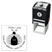 かわいい可愛いテングモノグラム セルフインキングスタンプ (インサイチュ)