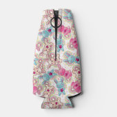 かわいい可愛いドードルの子ども柄 ボトルクーラー (裏面)