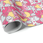 かわいい可愛いドードルの子ども柄 ラッピングペーパー (ロールコーナー)
