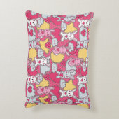 かわいい可愛いドードルの子パターン2 アクセントクッション (裏面(縦))