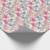 かわいい可愛いドードルの子パターン2 ラッピングペーパー (角)