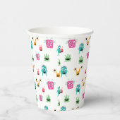 かわいい可愛いモンスターズカラフルキッズボーイズパーティー 紙コップ (右)