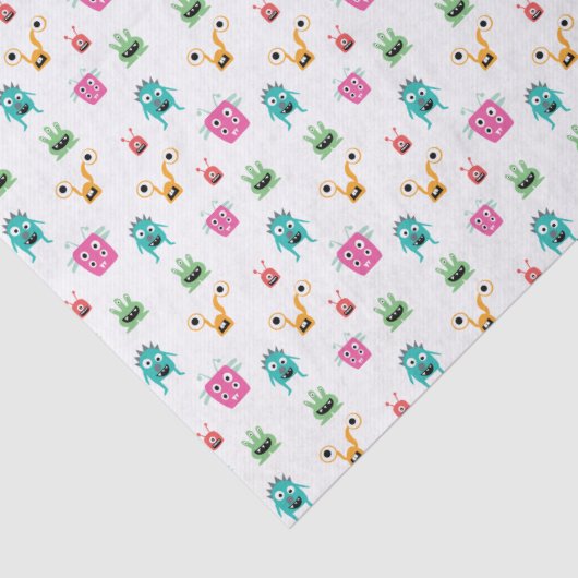 かわいい可愛いモンスターズカラフルキッズボーイズパーティー 薄葉紙 (詳細)