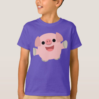 かわいい可愛い可愛い漫画の豚キッズTシャツ Tシャツ