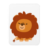 かわいい可愛い可愛い漫画ライオン柔軟なマグネット マグネット (縦)