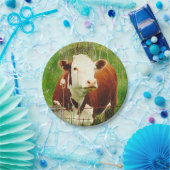 かわいい可愛い牛の紙プレート ペーパープレート (パーティー)