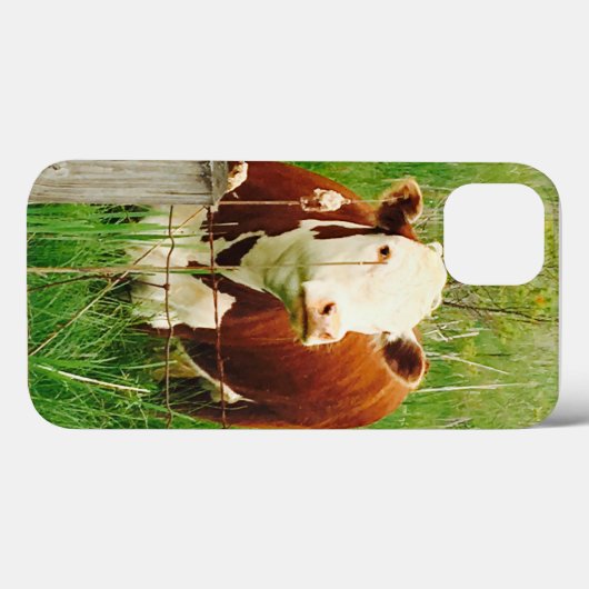 かわいい可愛い牛4クレア Case-Mate iPhoneケース (裏面 (横))