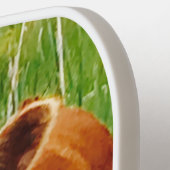 かわいい可愛い牛4Caryn ピックルボールラケット (左詳細)