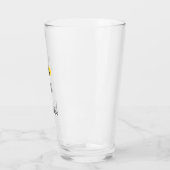 かわいい可愛い甘いマンガビー私のバレンタインデー タンブラーグラス (左)