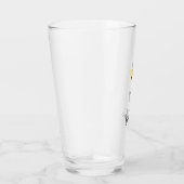 かわいい可愛い甘いマンガビー私のバレンタインデー タンブラーグラス (右)