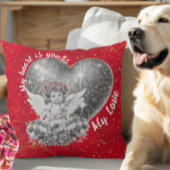 かわいい可愛い私のハートはあなたの私の愛 クッション