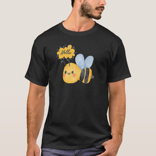 かわいい可愛い(昆虫)マルハナバチ Tシャツ (正面)