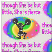 かわいい可愛らしいチアリーダー ファブリック (クローズアップ)