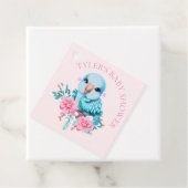 かわいい可愛らしいブルーベビー鸚鵡 フェイバータグ (インサイチュ)