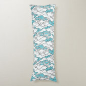 かわいい可愛らしいロッキングホース ボディピロー (正面縦)