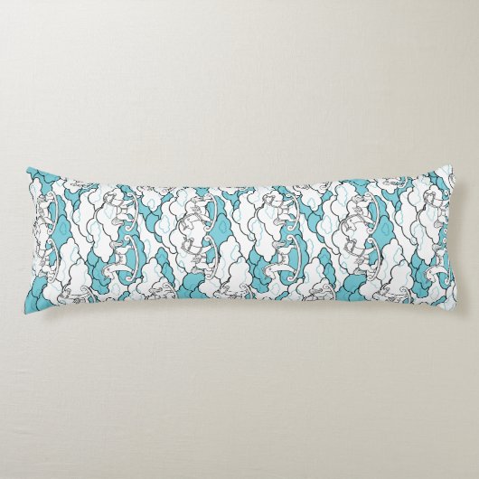 かわいい可愛らしいロッキングホース ボディピロー (正面)