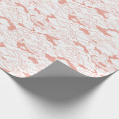 かわいい可愛らしいロッキングホース ラッピングペーパー (角)