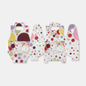 かわいい可愛らしい水玉模様 フェイバーボックス (折り畳みなし)