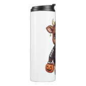 かわいい可笑しいハロウィンハイランドカウズ タンブラー (回転左)