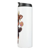 かわいい可笑しいハロウィンハイランドカウズ タンブラー (回転右)