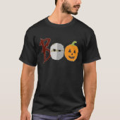 かわいい可笑しいハロウィーンブミイラかぼちゃ Tシャツ (正面)