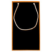 かわいい可笑しいハロウィーン黒猫 スモールペーパーバッグ (裏面)