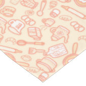 かわいい台所用品オレンジ テーブルクロス (アングル)