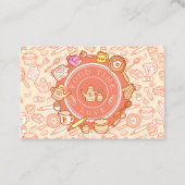 かわいい台所用品オレンジ 名刺 (正面)