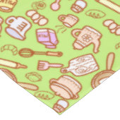 かわいい台所用品グリーンテーブルクロス テーブルクロス (アングル)