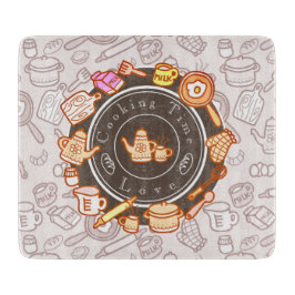 かわいい台所用品ブラウン カッティングボード