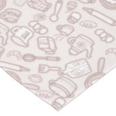 かわいい台所用品ブラウン テーブルクロス (アングル)