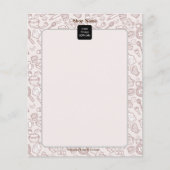 かわいい台所用品メニューブラウン チラシ (正面)