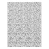 かわいい台所用品白黒 テーブルクロス (正面)