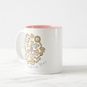 かわいい台所用品 ツートーンマグカップ (正面左)