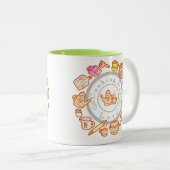 かわいい台所用品 ツートーンマグカップ (正面右)