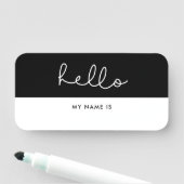 かわいい台本こんにちは私の名前はドライイレース 名札 (インサイチュ)