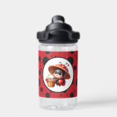 かわいい名前のラディバグ愛好家 ウォーターボトル (背面)