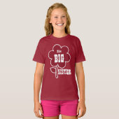 かわいい名前をカスタムするの姉のあずき色の花V05 Tシャツ (正面フル)