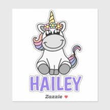 かわいい名前をカスタムするユニコーンホースポニーレインボーカラー