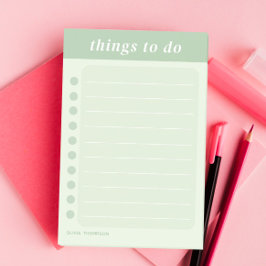 かわいい名前グリーンスクールデイリータスク ポストイット