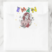かわいい名前デザイン EMAN スクエアシール (バッグ)