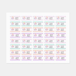 かわいい名前ユニコーン服のラベル ラベル