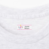 かわいい名前ユニコーン服のラベル ラベル (貼付)