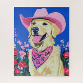 かわいい名門私立校風の犬パズル ジグソーパズル (縦)