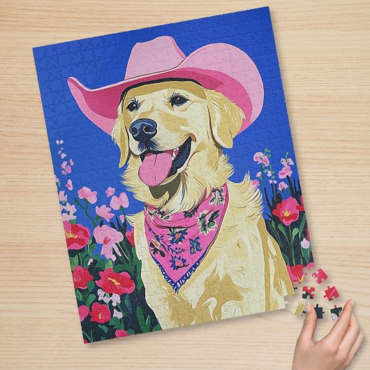 かわいい名門私立校風の犬パズル ジグソーパズル