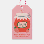 かわいい君は私のジャムバレンタインデー ギフトタグ (正面)