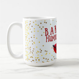 かわいい吠え声のばかばかしい愛犬家のクリスマス コーヒーマグカップ